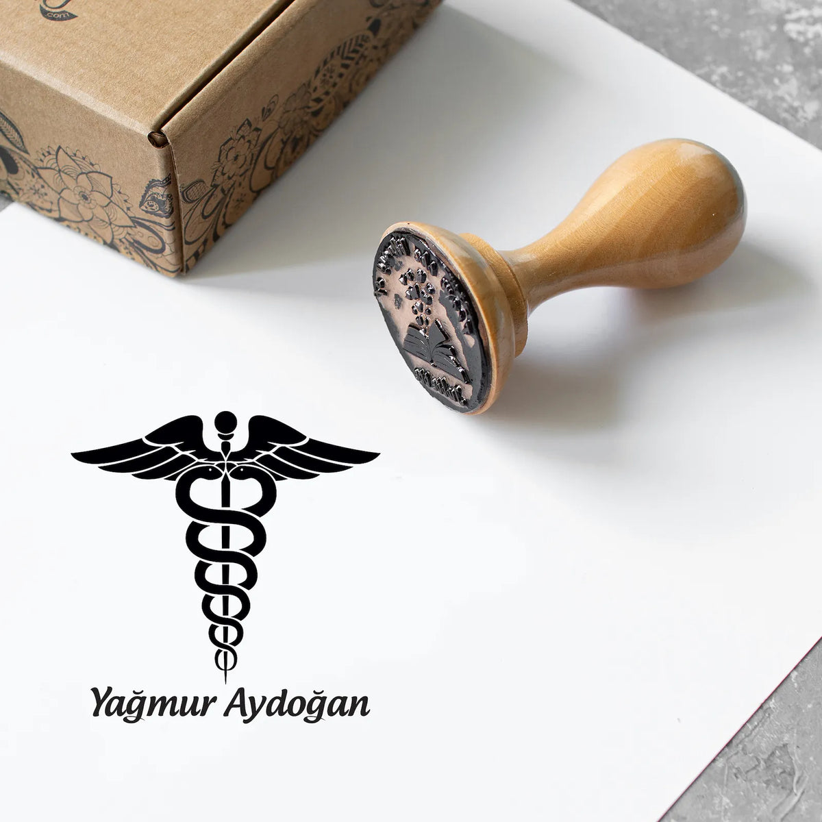Kadüse Simgeli Tıpçı Damgası