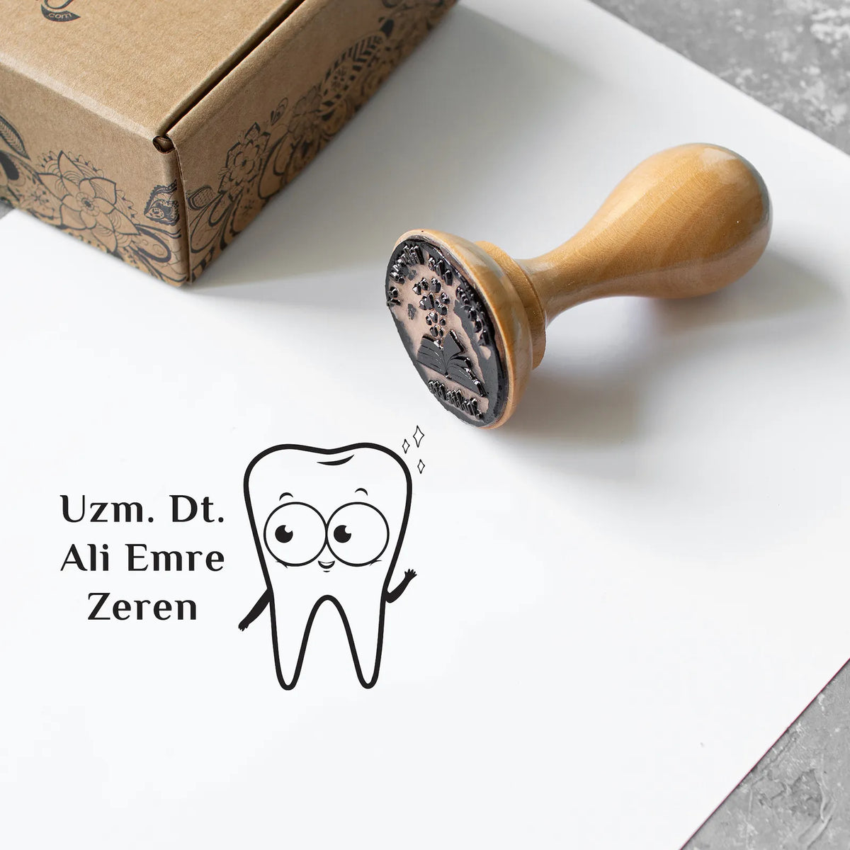 Erkek Diş Hekimi Cesaret Mührü ve Kaşesi