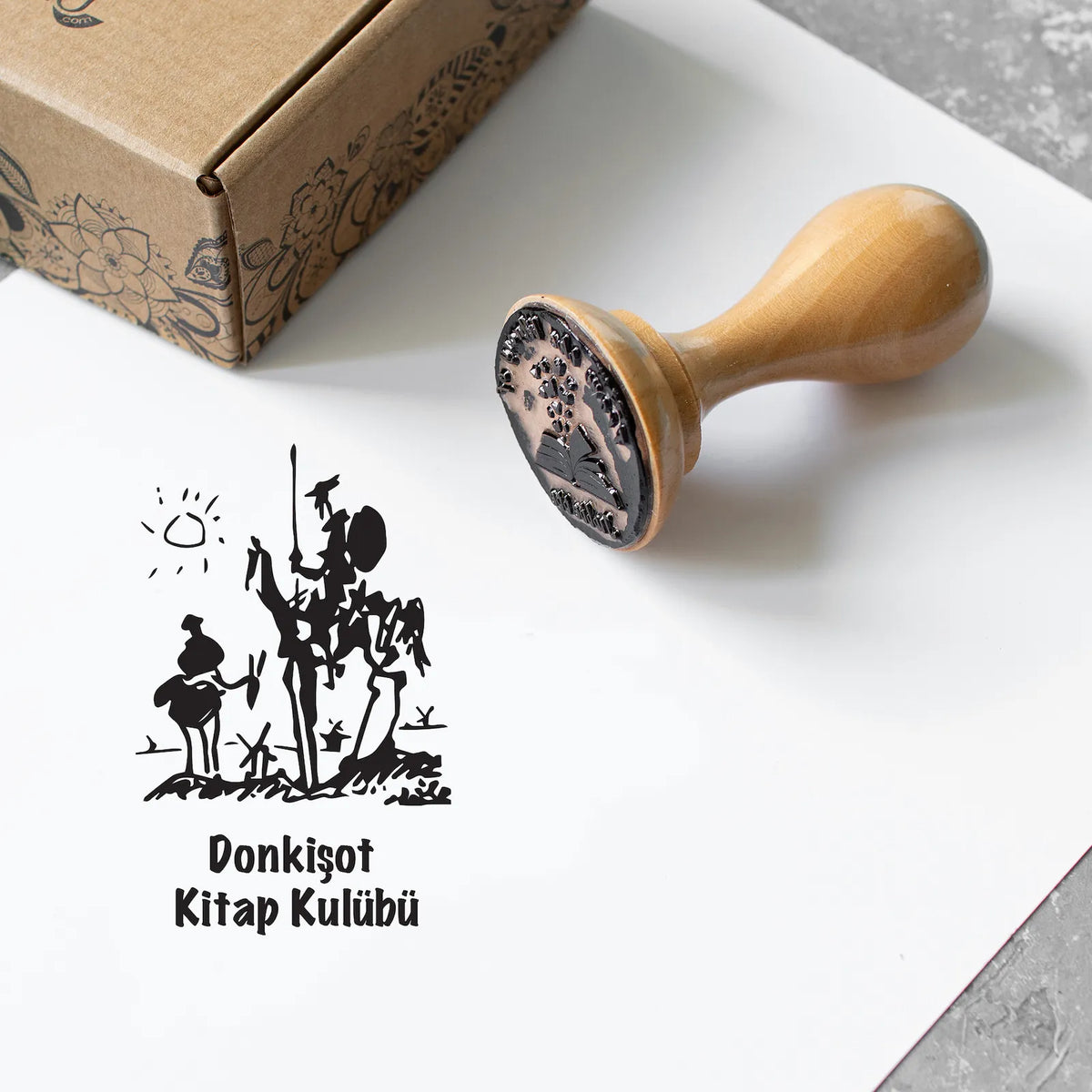 Don Kişot Kitap Damgası