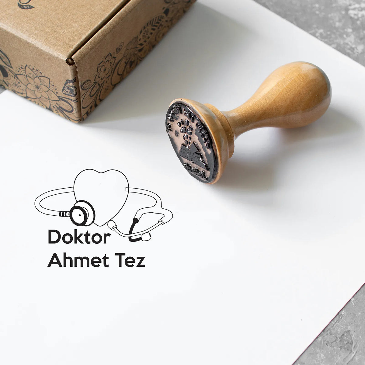 Kalp ve Steteskop Damgası