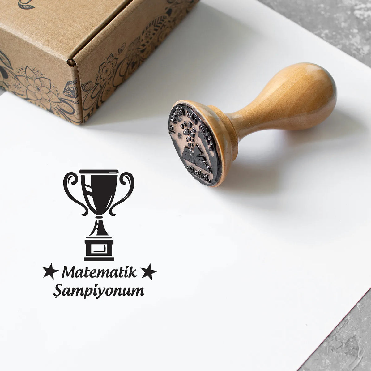 Şampiyon Kupalı Öğretmen Damgası