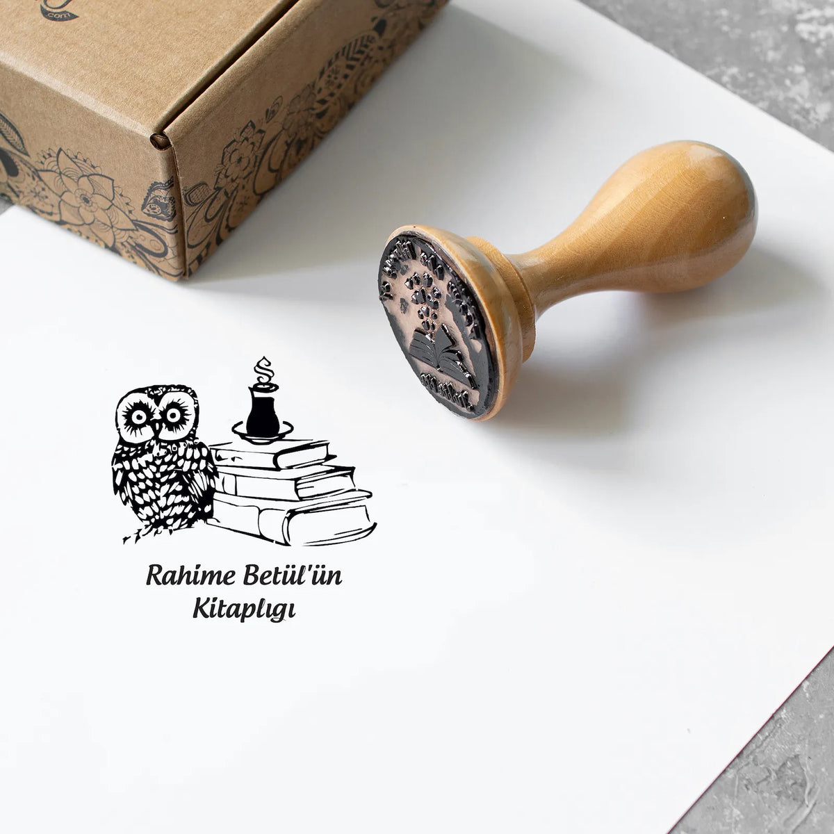 Semerkand Bilge Baykuş, Kitap ve Çay Mührü