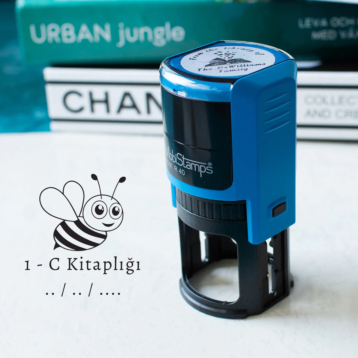 Minik Arı Kitap Damgası