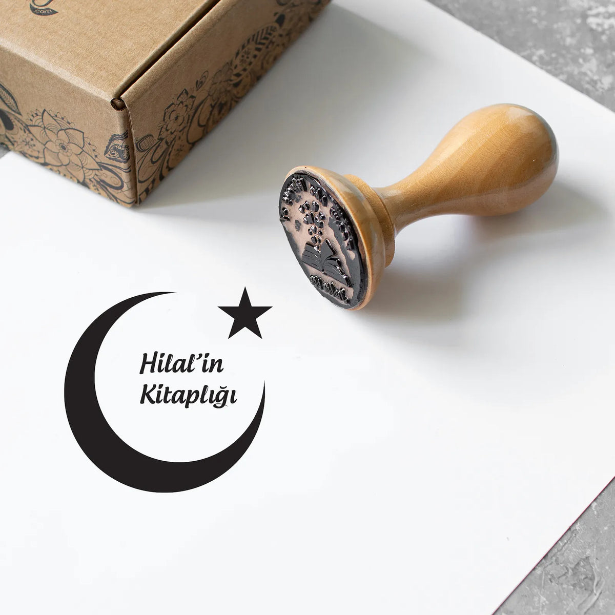Ay Yıldız Kitap Mührü